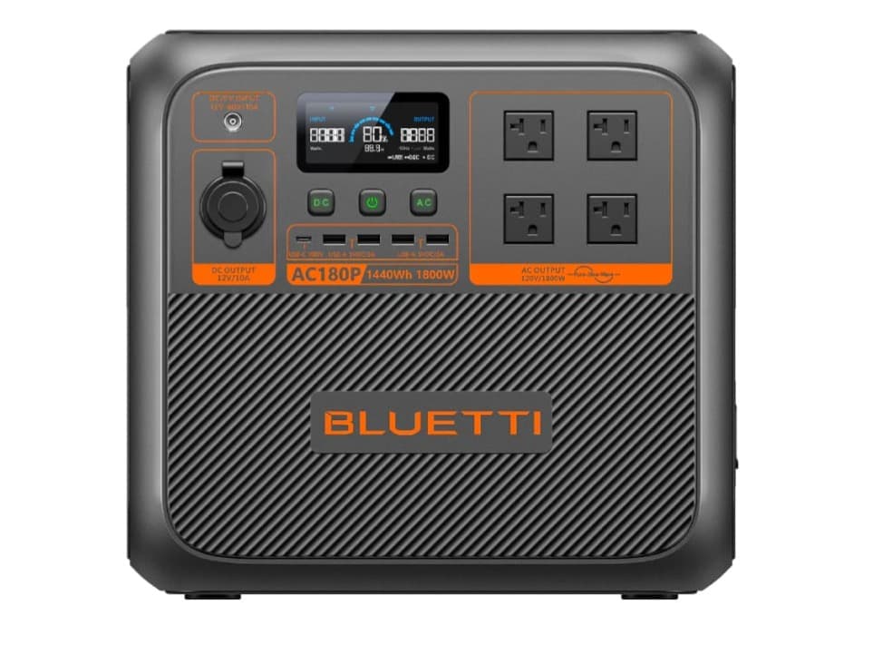 پاور استیشن قابل حمل AC180P (1800W) بلوتی BLUETTI با باتری 1440Wh