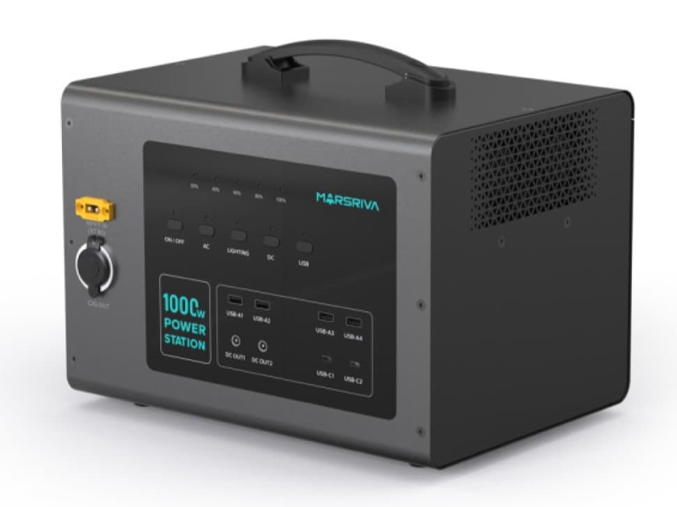 پاور استیشن قابل حمل MP10 (1000W) مارس ریوا MARSRIVA با باتری 1228.8Wh