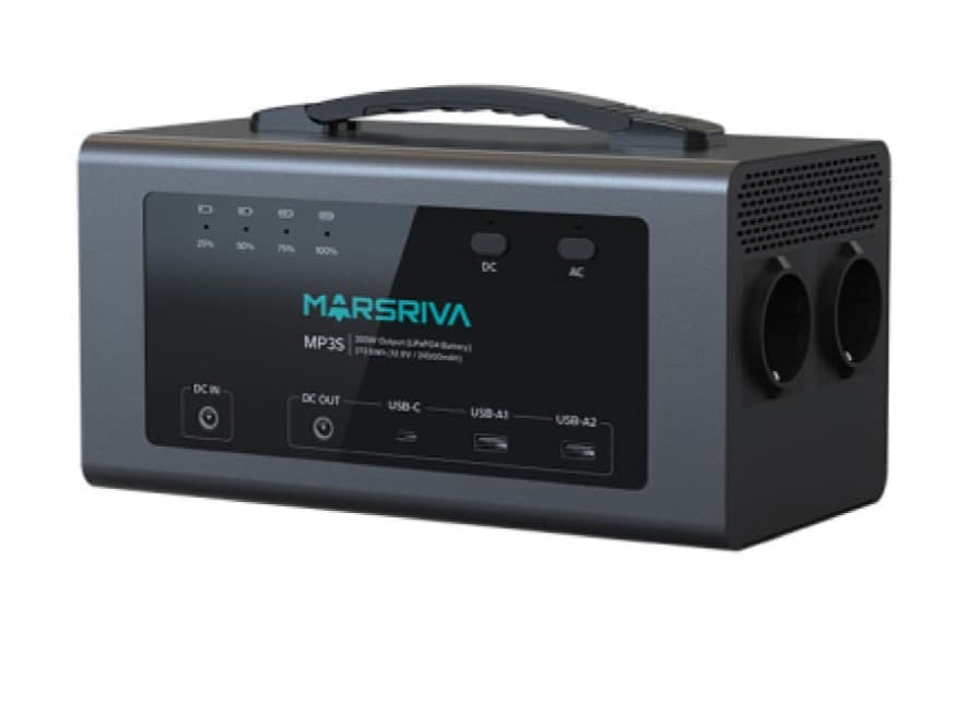 پاور استیشن قابل حمل MP3S(300W) مارس ریوا MARSRIVA با باتری 327.6Wh