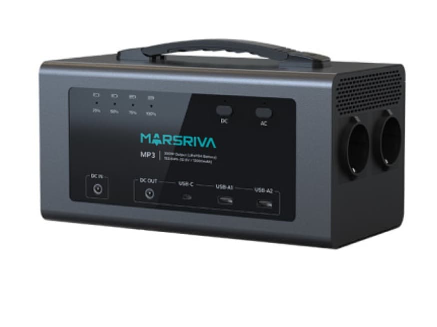 پاور استیشن قابل حمل MP3(300W) مارس ریوا MARSRIVA با باتری 153.6Wh