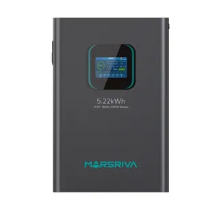 باتری لیتیومی 102 آمپر ساعت 51.2 ولت برند MARSRIVA مدل MR-LFP48-100-WMD
